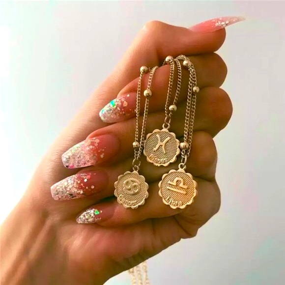 Zodiac Sign Astrology Beaded Charm Gift Necklace - Picture 6 of 16